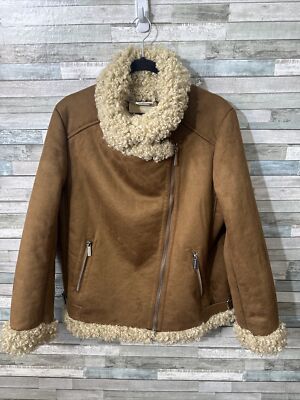 Women's Michael Kors Women's Faux Shearling Suede Brown