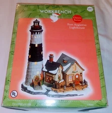 Santa’s Workbench Collection Fort Augustus Lighthouse Lighted Illuminated
