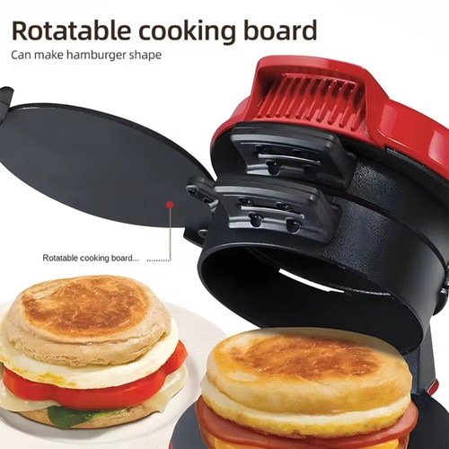 with Egg Cooker Ring Sandwich Maker Breakfast Machine Omelette - Picture 5 of 9