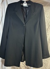 Long Elegant Legs Black Blazer - lined