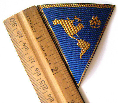  Girl Scout GUIDES OF WESTERN HEMISPHERE PATCH Badge WAGGS Canada South America 