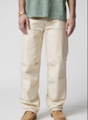 CAT x Colour Plus Canvas Double Knee Work Pant Size 30 Urban Outfitters Carhartt