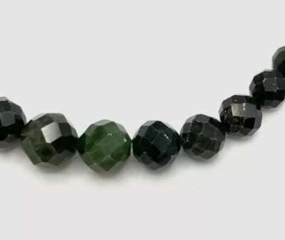 Jay King Sterling Silver Nephrite Jade Graduated Beaded 18'' Necklace