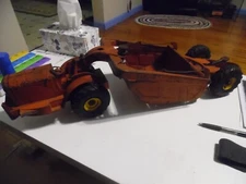 Doepke Heiliner scraper earthmover in original condition Worn paint Not mint
