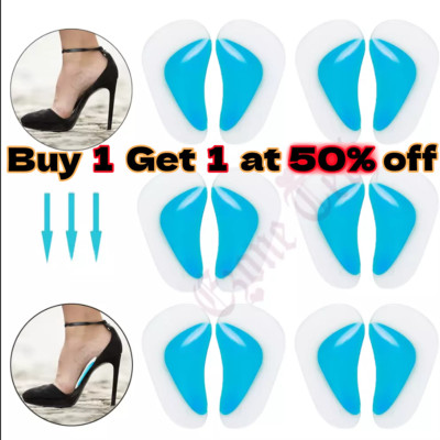 Gel Arch Support Insoles Silicone Orthotic Heel Insert Cushion Plantar US Seller