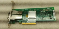 Dell Qlogic QLE2562 PCI-E x8 Fibre Channel 2 Port Host Bus Adapter w SFPs 6T94G