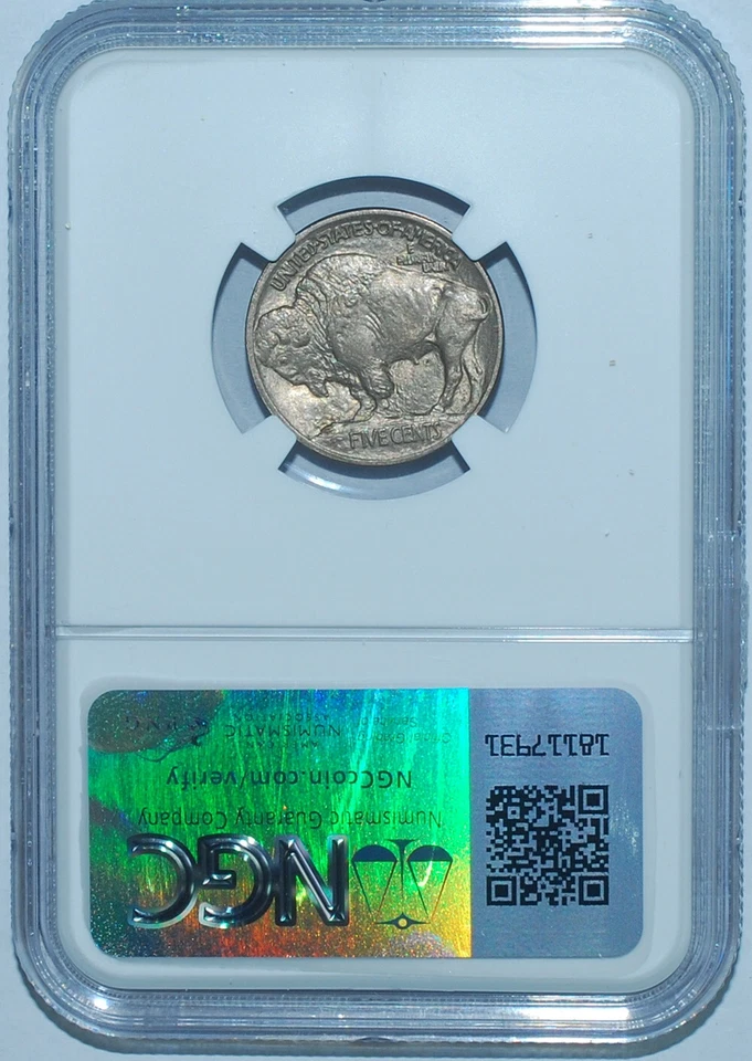 1913 NGC MS64 T1 Type 1 Buffalo Nickel - Image 2 of 2