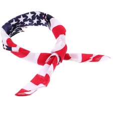 American Flag Headbands Headscarf Patriotic Red White Blue Man Outdoor