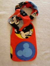 New Red Scarf Mickey Mouse Blue Dot all over 60" L 9" W