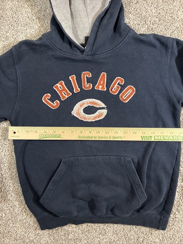 Youth NFL Chicago Bears Hooded Sweatshirt Medium 10-12 Boys - Picture 3 of 8