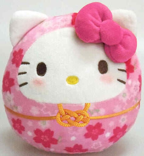 hello kitty daruma plush