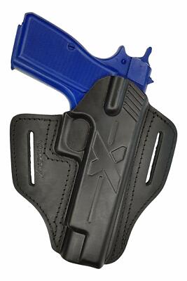 U23 Leder Pistolenholster Gürtel Holster für FN Browning HP High Power VlaMiTex