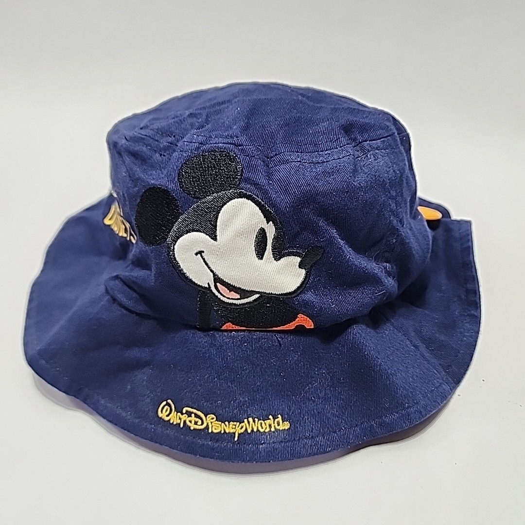 Rare Disney Bucket Hat Rare Vintage Mickey Mouse Club Member Bucket Hat w/ Feather  main image 3