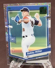 2023 Chronicles BOBBY MILLER *Clearly Donruss Rookie RC!* GREEN SSP #2/5 🔥