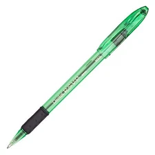 BK91RDD-A Pentel RSVP Razzle Dazzle Ballpoint Pen, Green Barrel, Medium, 1 Each