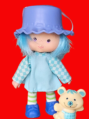 Vintage 80er EmilyErdbeer Puppe Bonni Blaubeer und Knabbermäuschen
