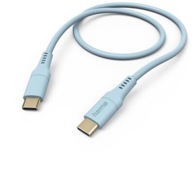 Hama USB-C Ladekabel, Datenkabel /Kabel/ Ladekabel Flexible C-C (1,5m) 00201575