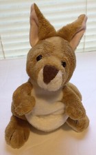 Ganz Webkinz Kangaroo Brown White 9" Plush Stuffed Soft Lovey Toy Stuffed Anima
