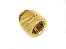 Bitspower G1/4" True Brass "Anti-Twist Adapter" Rotary Extender - 15MM
