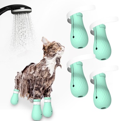Silicone -scratch  Shoes Pet  Shoes Adjustable Pet Paw K5R5