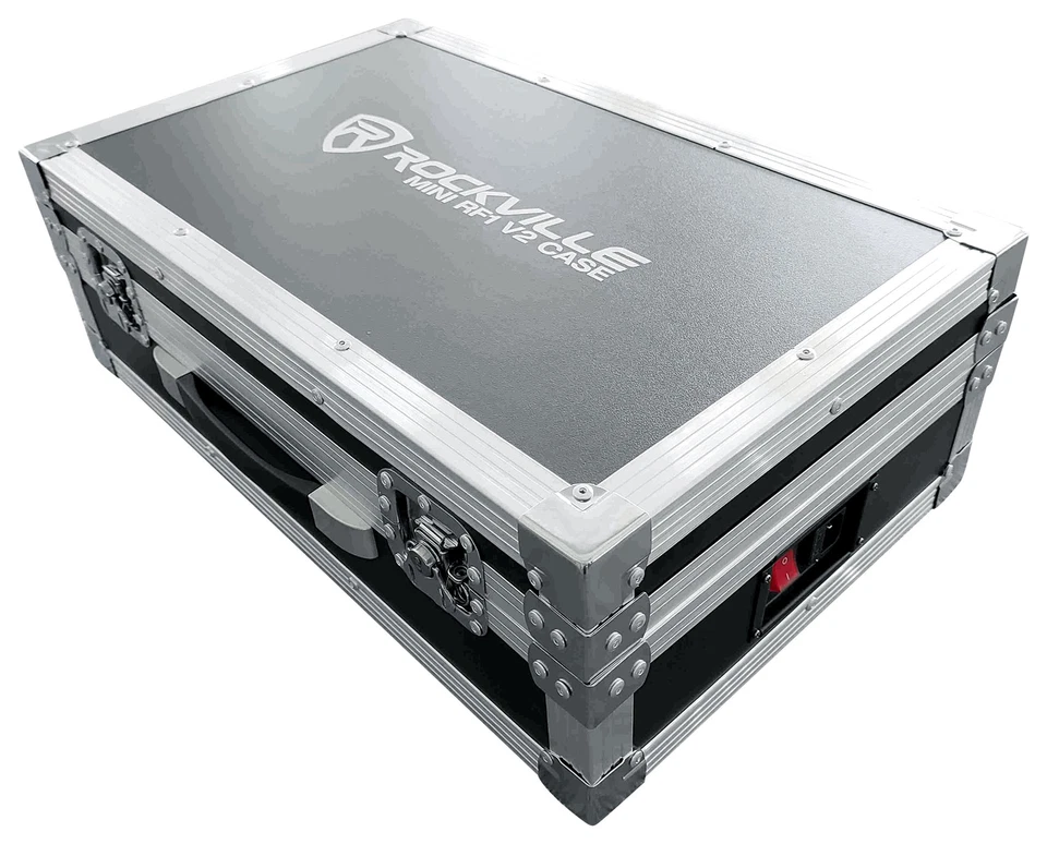 Rockville MINI RF1 V2 CHARGE PACKAGE 8) Black Battery PAR Lights+Case+RF Remotes - Image 2 of 4