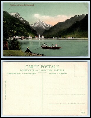 SWITZERLAND Postcard - Fluelen mit dem Bristenstock LOT #G1