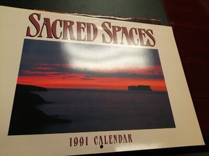 Golden Turtle Press Calendar 1991 sacred spaces 1992