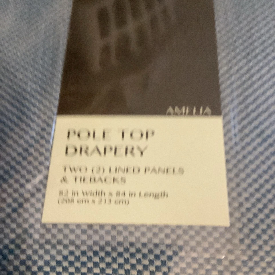 Croscill Estate Amelia  Pole Top Drapery Lined Panels with Tie Backs 82"W x 84"L - Image 3 of 4