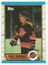 PAUL REINHART 1989-90 TOPPS CARD NM-MT+/NM-MT CONDITION
