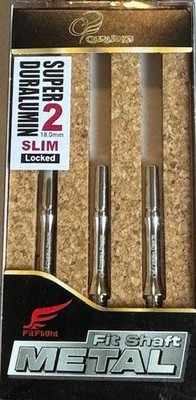 FIT FLIGHT SUPER DURALUMIN #2 LENGTH SLIM LOCKED SHAFTS BRAND NEW SHIPS FREE