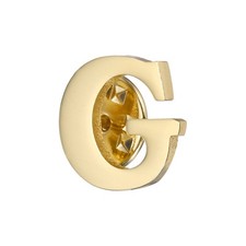 Letter Lapel Pins, Initial Alphabet Letter G Collar Pins Letter Brooch Pins