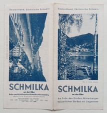 SCHMILKA an der Elbe - S&auml;chsische Schweiz - Prospekt - ca. 1930
