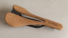 Bjorn Probka saddle (cork and carbon) - 143mm, 7x9mm Carbon Rail, 107g