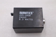NEW OPEN BOX NUMATICS 225-285B SOLENOID VALVE COIL 24VDC 6.3 WATTS STK H1120A