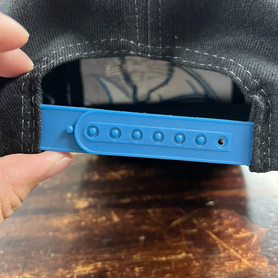 Vintage Carolina Panthers Logo Athletic Shark tooth Hat - Image 4 of 4