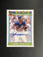 Andre Dawson Cards, Rookie Card and Autographed Memorabilia Guide 7