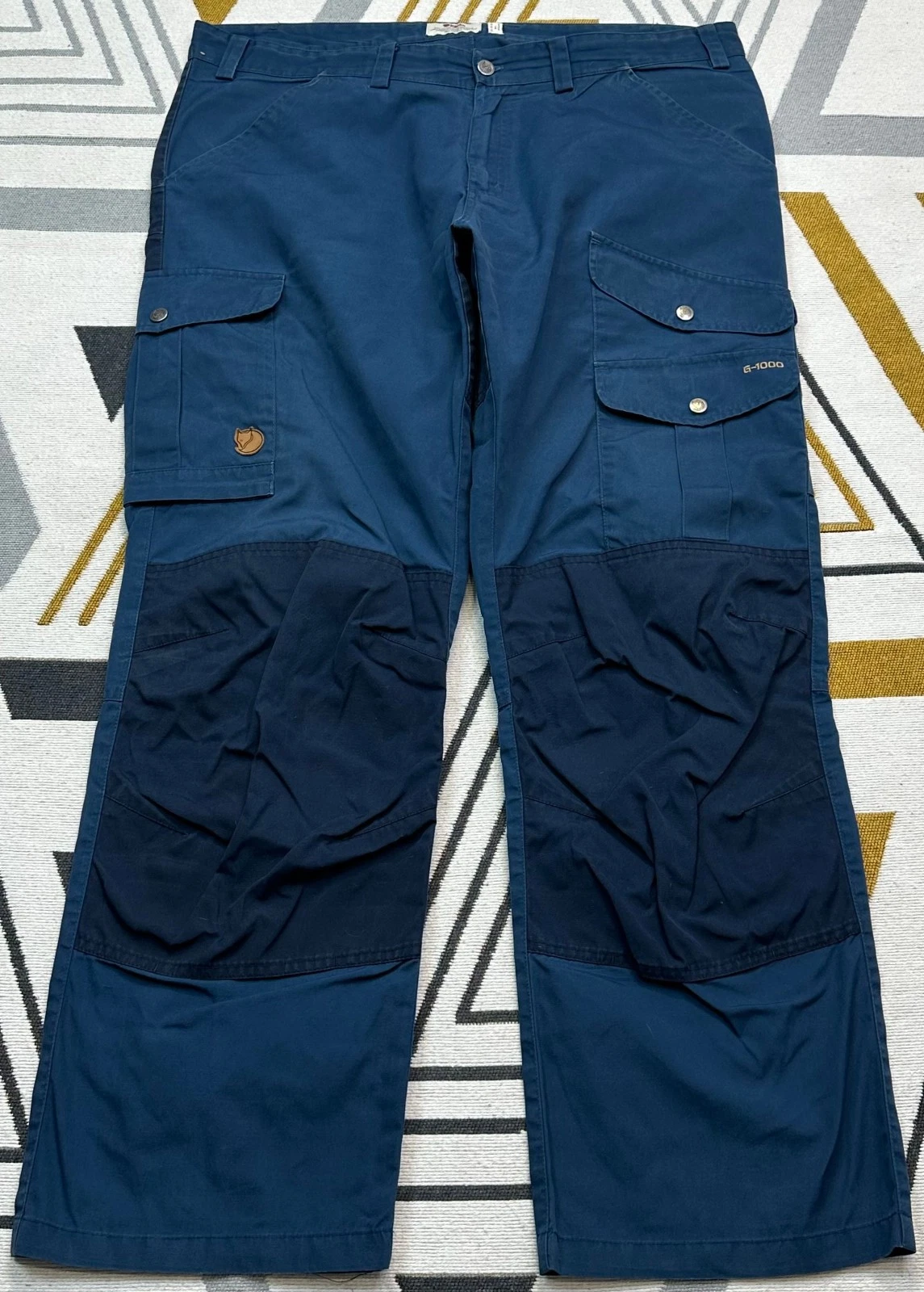 Fjallraven Barents Pro G-1000 Men's Trekking Pants Trousers Blue EU 56 UK 38
Opens in a new window o