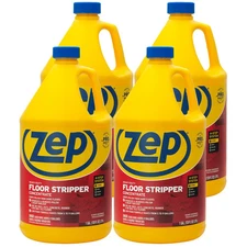 (4) 1 Gallon Zep Heavy-Duty Floor Stripper Ammonia Free Concentrate