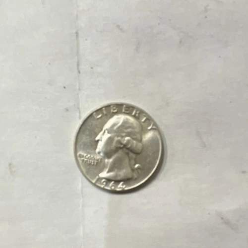 1964Washington Quarter Silver Circulated Business Strike 25C US Coin