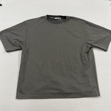 Uniqlo U Shirt Mens 3XL Gray Solid Oversized Crewneck Basic Tee Minimalist
