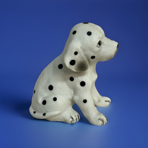 Vintage Homco Sitting Dalmatian Puppy Dog Figurine #1467 Ceramic 3" Tall - Picture 2 of 6