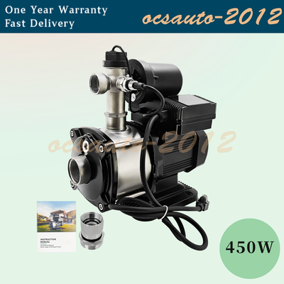 #ad #ad 450W Smart Water Pressure Booster Pump 115V For Home House Shower Irrigation $289.00