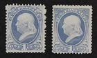 CKStamps: US Stamps Collection Scott#182 206 1c Franklin Unused NG