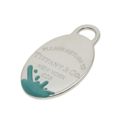 Tiffany&Co.  Return to Color Splash ovaler Anhänger Oberteil Silber Damen [gebraucht]