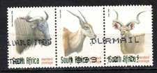 SOUTH AFRICA 11998 WILD ANIMALS USED
