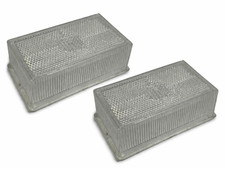 2x Lente luce di segnalazione Ifor Williams PO6773 122/01 lente lampada rimorchio anteriore
