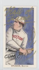 2022 Historic Auto T-206 Hand Enhanced Art Cards 1/1 Tris Speaker Auto HOF 2qw