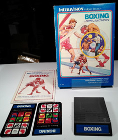 Vintage Mattel Intellivision Game Cartridges, used, working with overlays, etc..