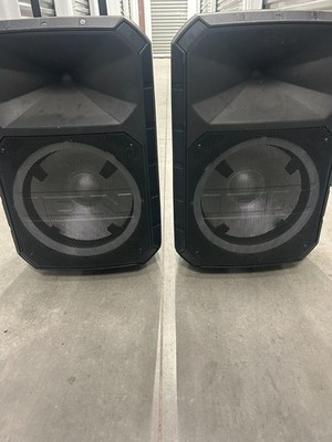 2x ion total pa ultra iPA91D powered active speakers PA system