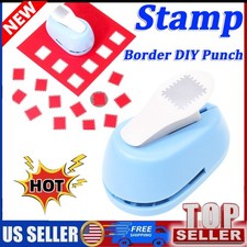 New Stamp Border DIY Punch Stamp Shape Craft Punch Embossing Machine Round Hole